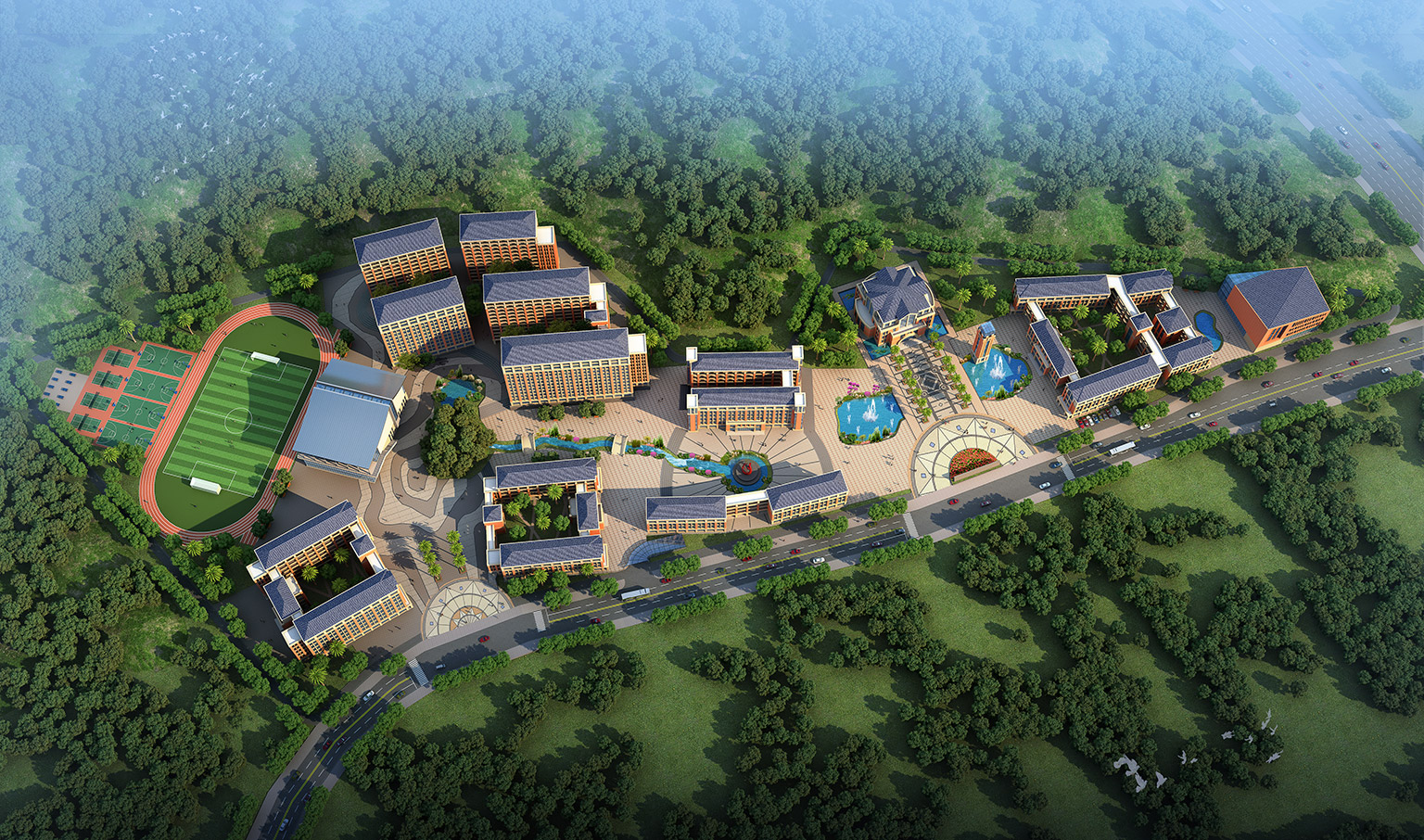 教育城規(guī)劃設(shè)計案例1