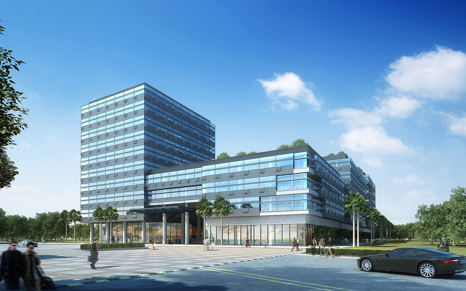 電子公司總部產(chǎn)業(yè)園規(guī)劃設(shè)計(jì)案例2