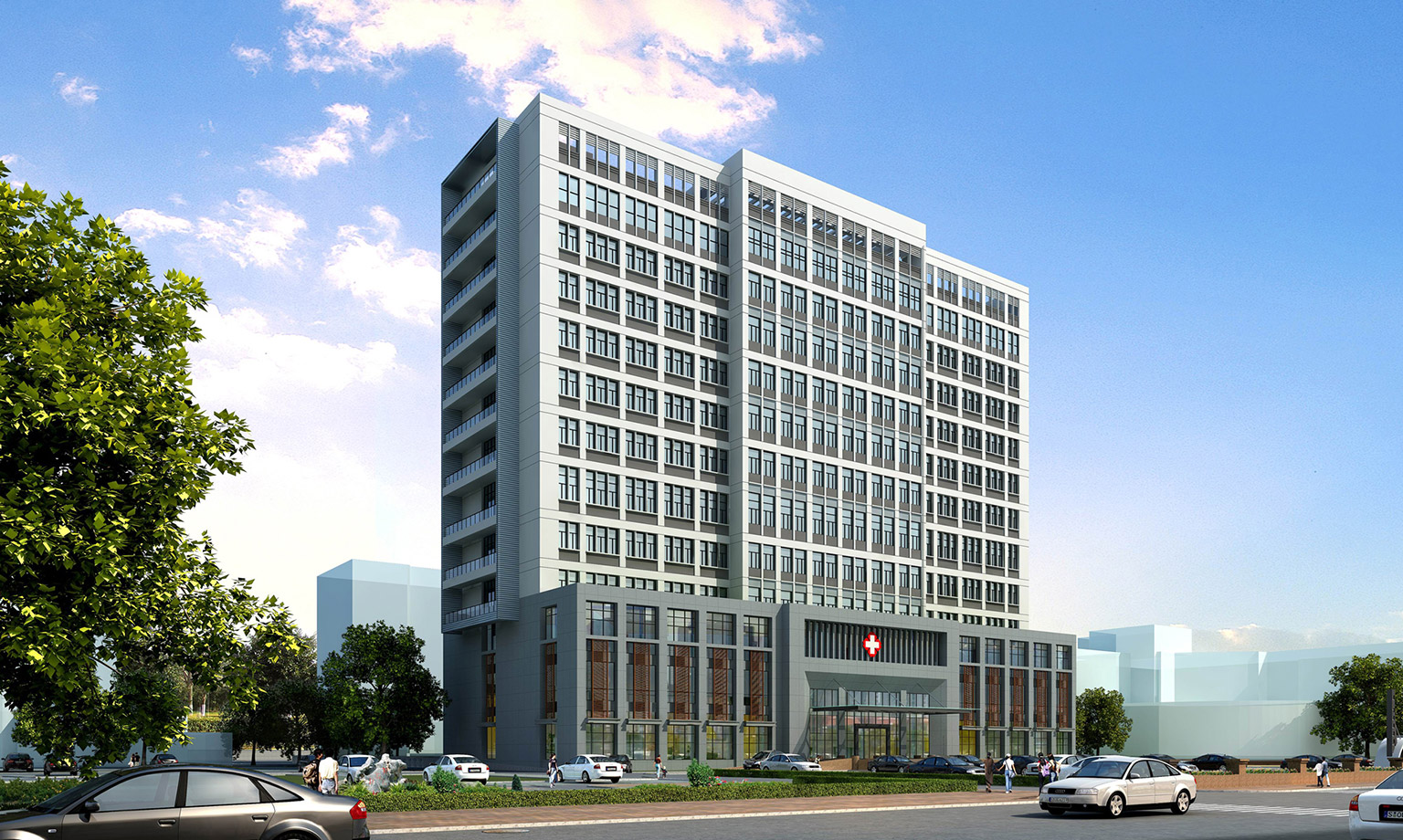 醫(yī)院住院大樓建筑設(shè)計(jì)案例2