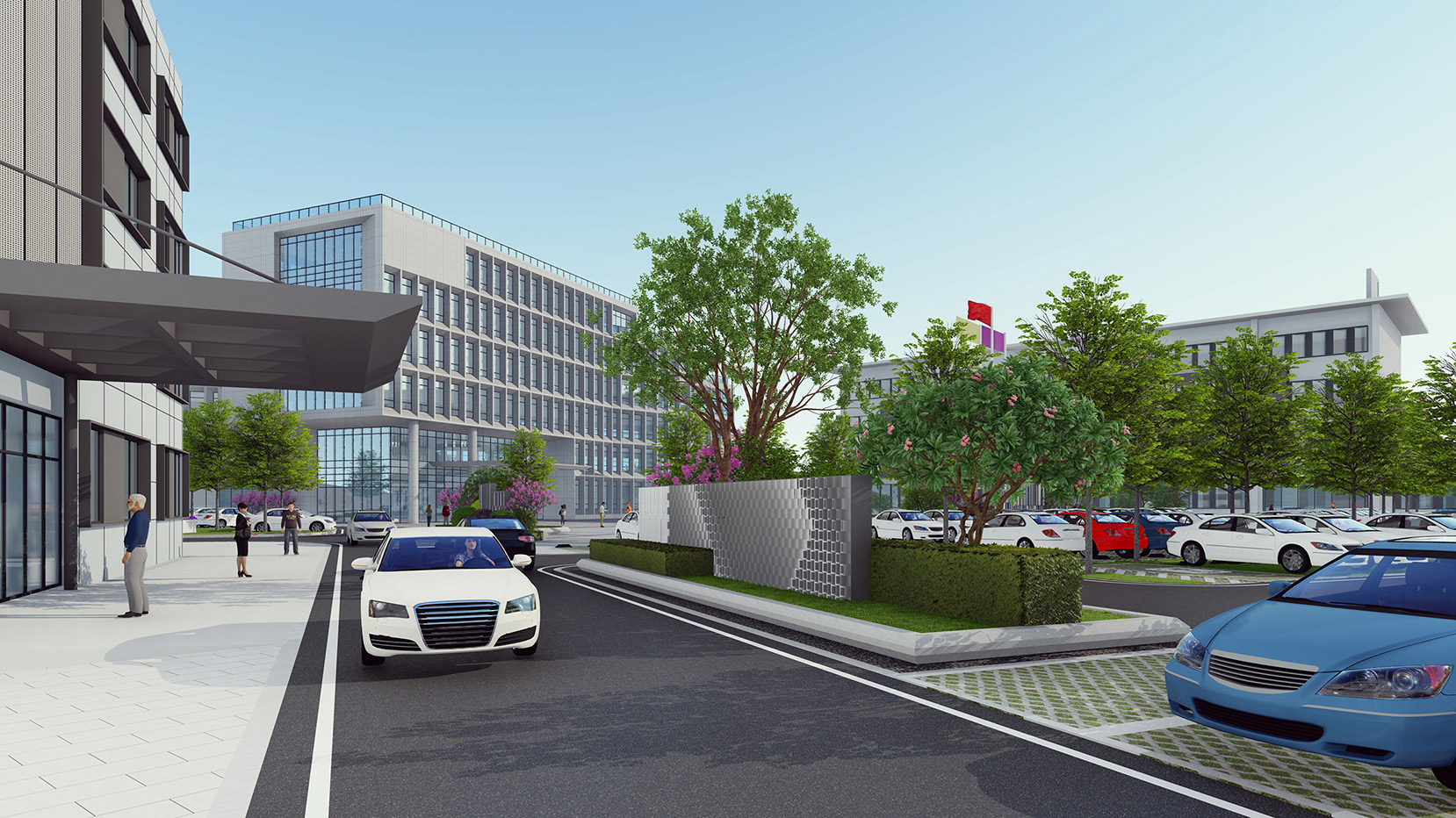 集團(tuán)公司辦公生活區(qū)規(guī)劃設(shè)計(jì)案例4